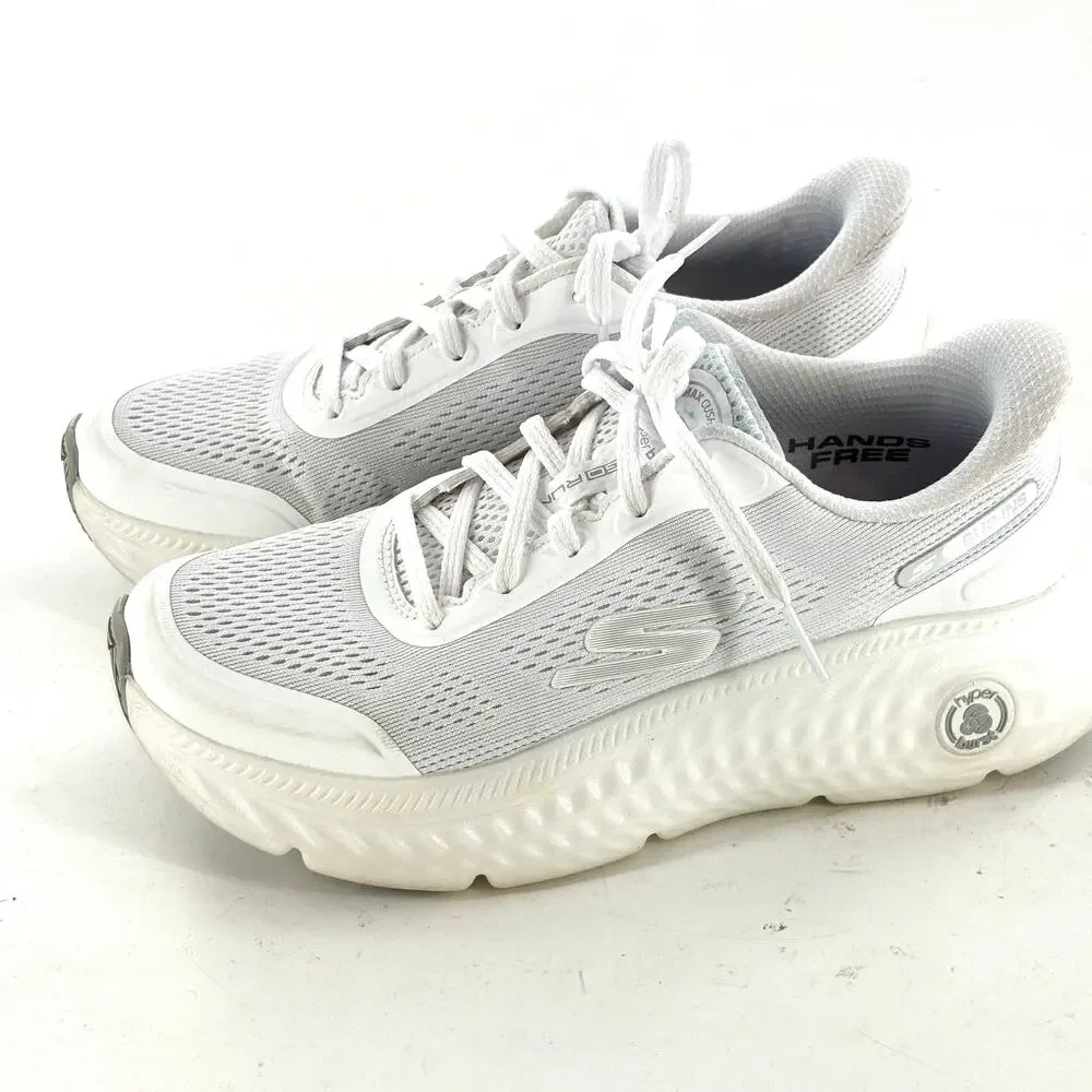 Skechers Hands Free Slip-ins Sneakers 6.5 White Walking Summits Slip On Comfort